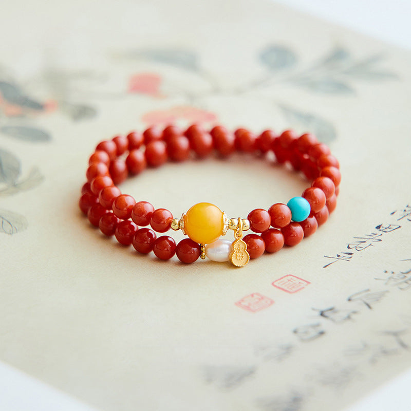 南红玛瑙手串手链高级感礼物